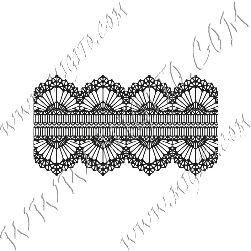 Печат на дантела 1