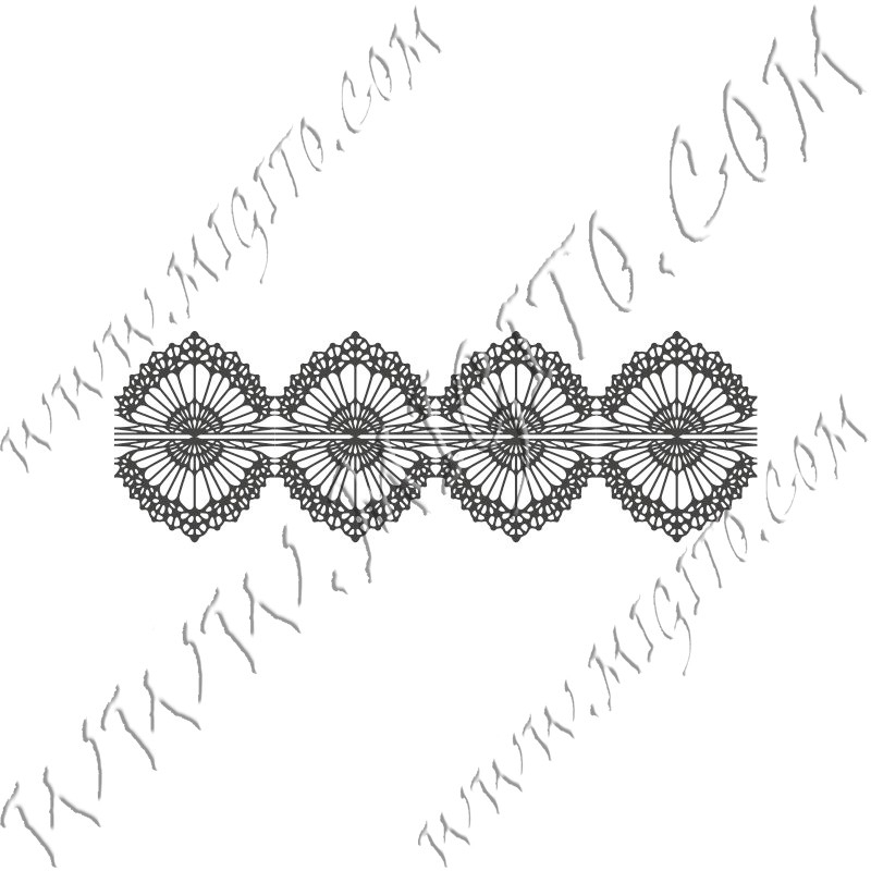 Печат на дантела 3