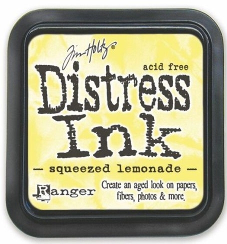 Distress Ink Squeezed lemonade