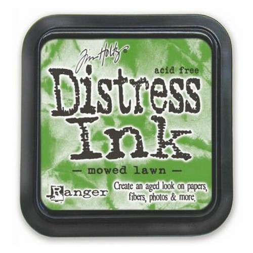 Distress Ink Mowed lawn