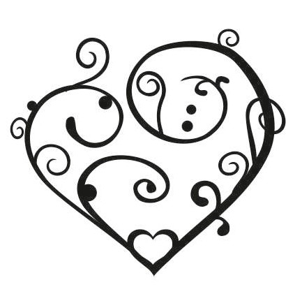 Little Heart Scrapbooking Stamp