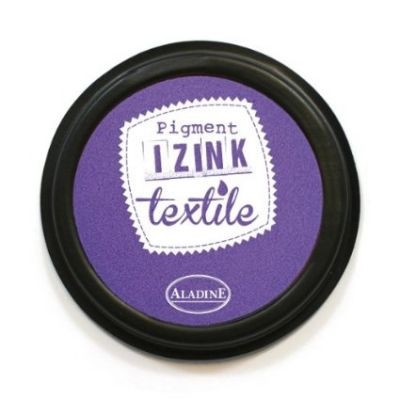 IZINK TEXTILE Made in France Пигментен тампон за отпечатване върху текстил  ВИОЛЕТ