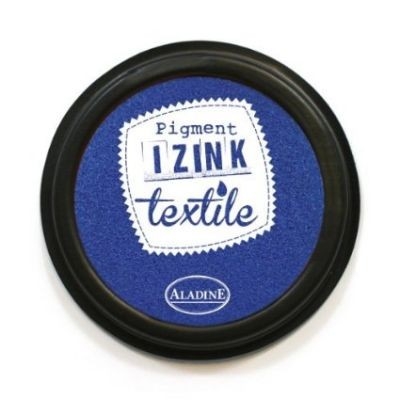 IZINK TEXTILE Made in France  Пигментен тампон за отпечатване върху текстил  СИН