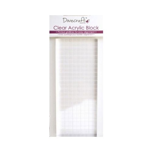 DOVECRAFT ACRYLIC block  Акрилен блок 5 на 12 см 