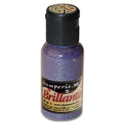 Brillantini Stamperia Диамантен брокат за декорация 20 гр Lilac