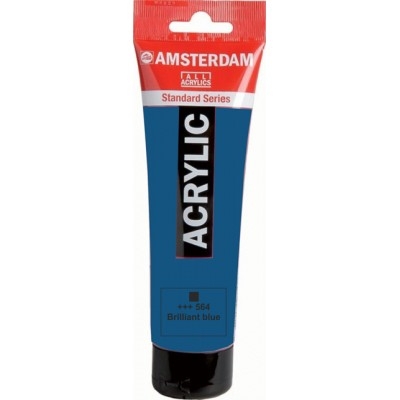 AMSTERDAM ACRYLIC Акрилна боя за живопис 120 мл Brilliant blue 564