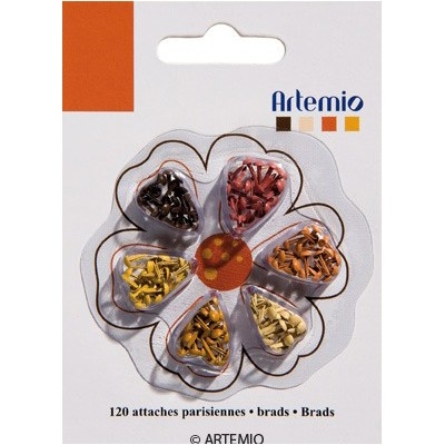 ARTEMIO DECO MINI BRADSкабъри 120 бр NATURAL SЕRIES