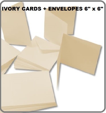 Единични заготовки за кртички с плик 6 на 6 инча 