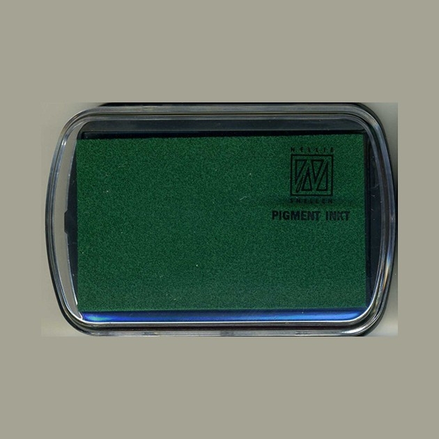  Nellie INKPAD Голям пигментен тампон HOT GREEN