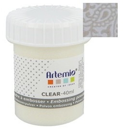 CLEAR  ARTE EMBOSSING POWDER 40ml Фина ембосинг пудра