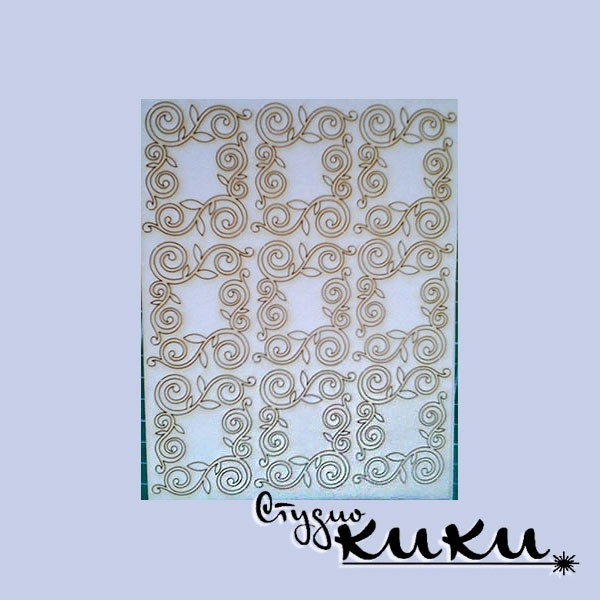 Лазерно изрян ъгъл бирен картон 1