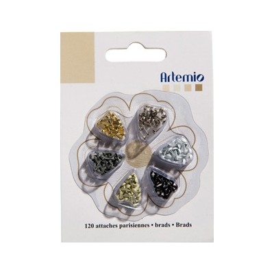 BRADS MINI by ARTEMIO брадс 120 бр CLASSIC SERIES