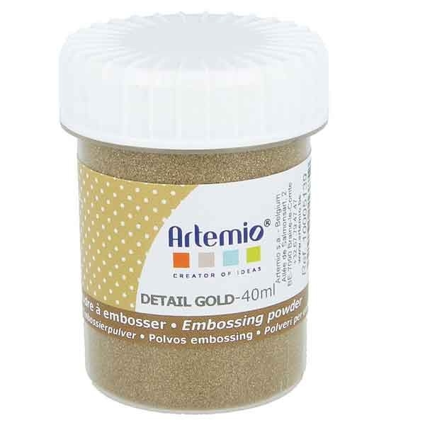 DETAIL GOLD ARTE EMBOSSING POWDER 40ml Фина ембосинг пудра 