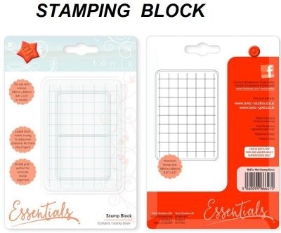 ACRYLIC STAMPING BLOCK - Aкрилен блок TONIC Studios 68 X 95 mm