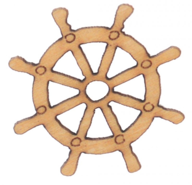 Рул лязерно изрязан дърво