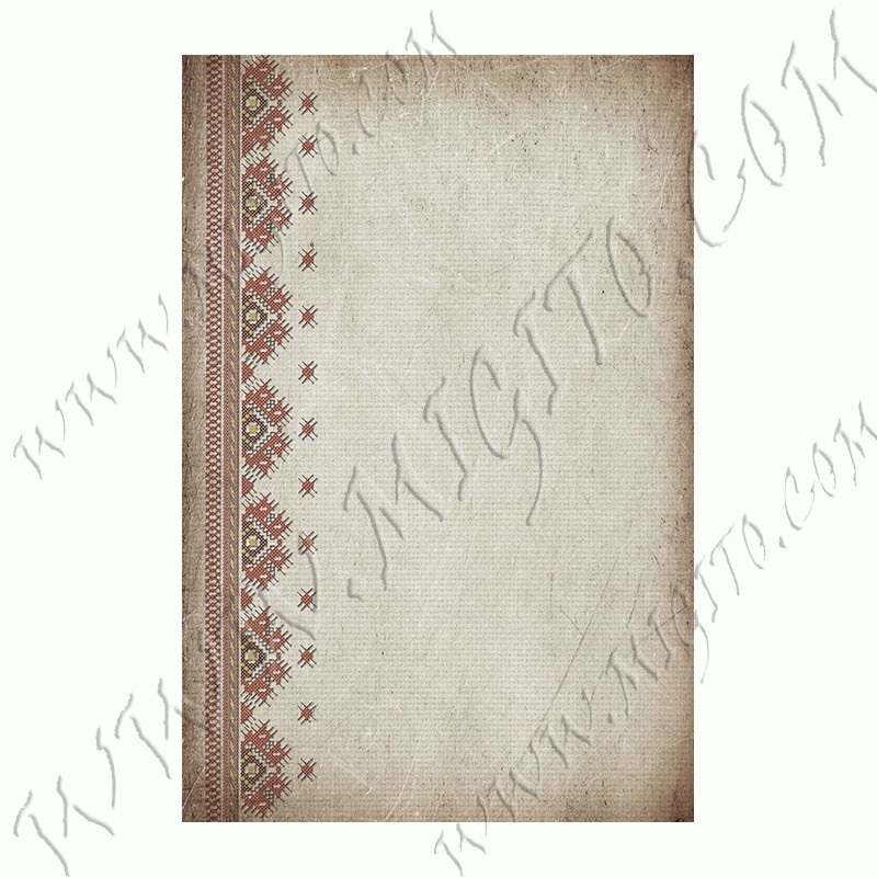 Дизайнерска хартия ретро правоъгълна 