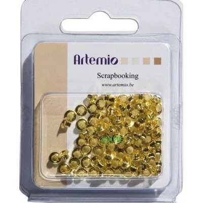 EYELETS by Artemio  капси 64 бр GOLD