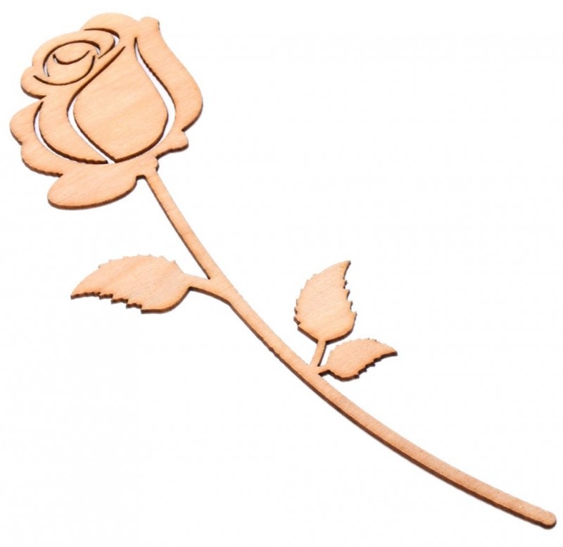 Роза лазерно изрязана