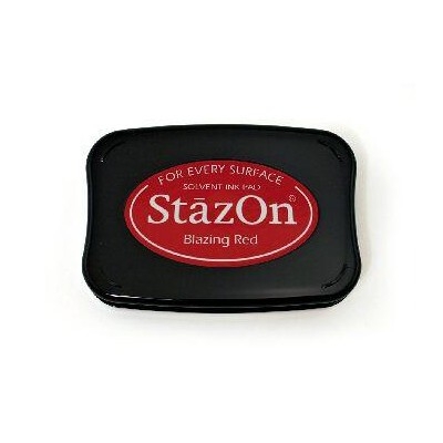 StazOnSolvet ink pad Blazing red
