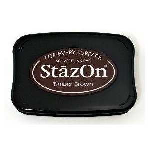 StazOn Solvet ink pad Timber brown