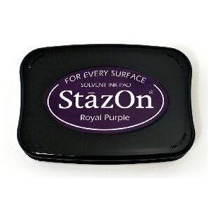 StazOn Solvet ink pad  Royal purple
