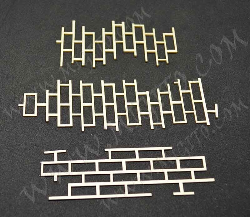 Лазерно изрязани имитация на тухли бирен картон