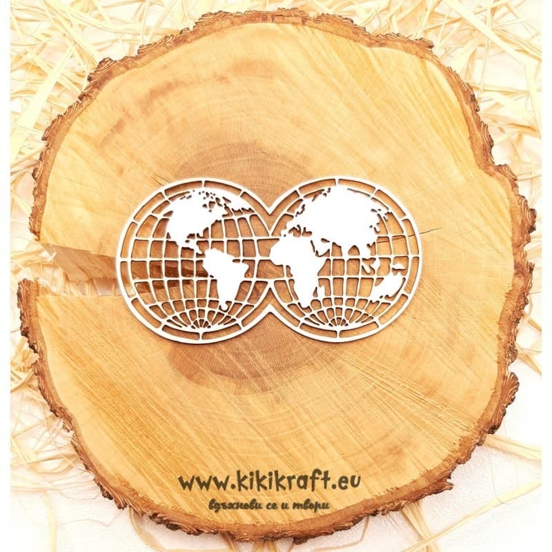 Лазерно изрязана карта бирен картон 