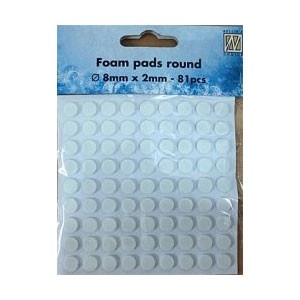Foampads round dia. 3D двойно лепящи WFPR001