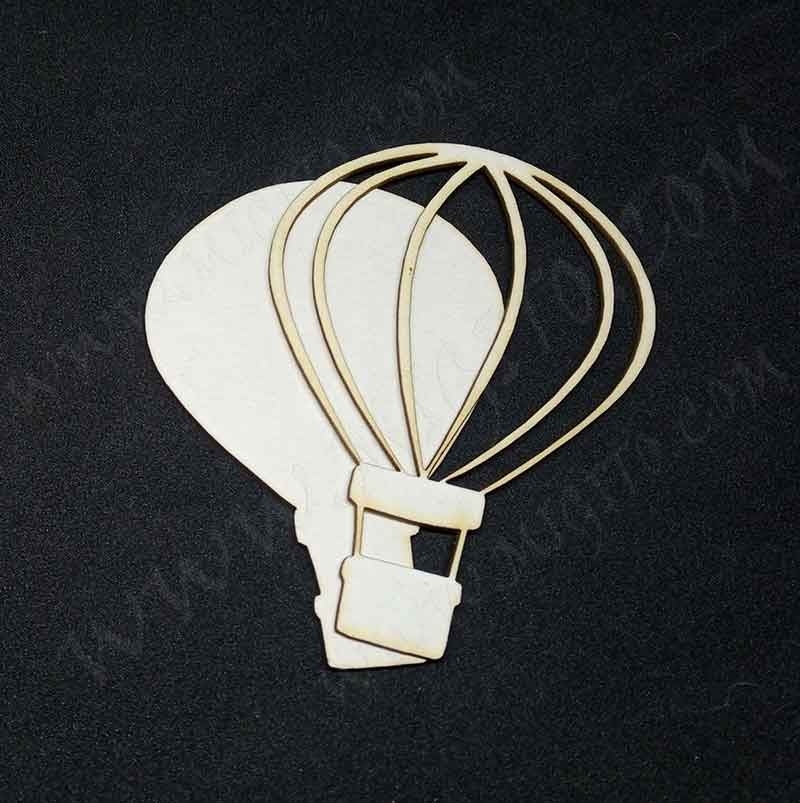 Шейкър картичка балон лазерно изрязан елемент