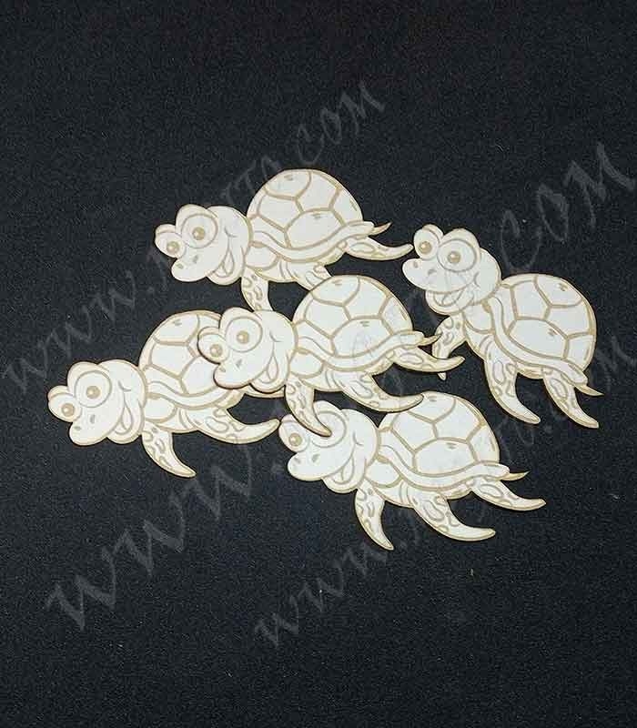 Костенурчета лазерно изрязани бирен картон