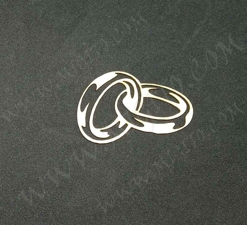 Пръстени лазерно изрязани бирен картон