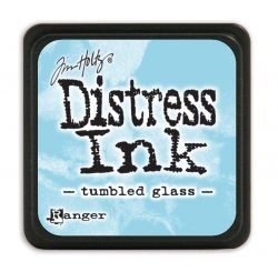 NEW MINI Distress ink pad by Tim Holtz Tumbled glass