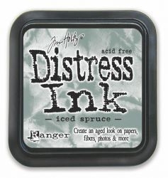 Distress ink pad by Tim Holtz  Iced Spruce