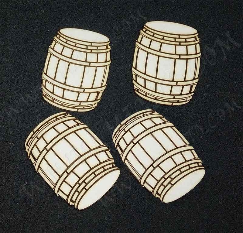 Буре лазерно изрязан бирен картон