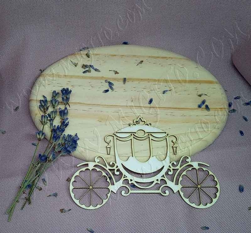 Лазерно изрязана каляска бирен картон