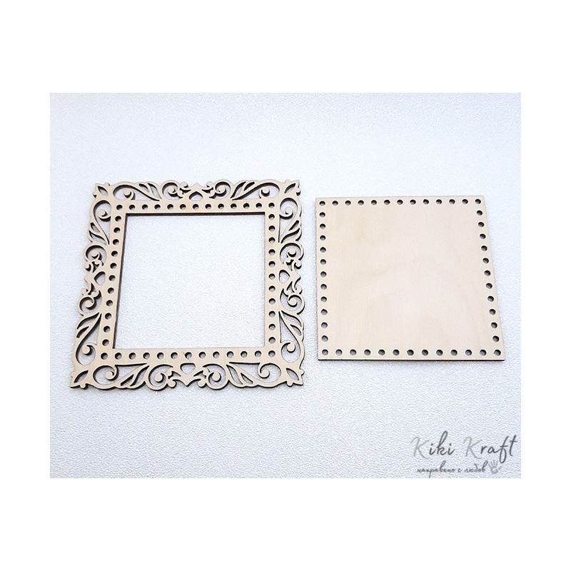 Рамка за бродерия с дупки за панделки