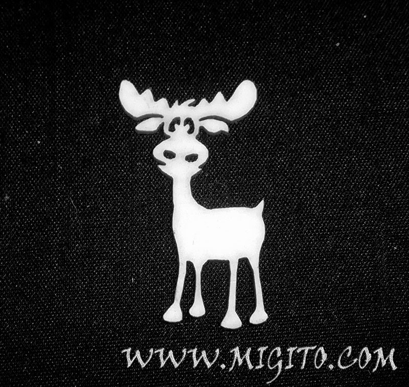Лазерно изрязано еленче бирен картон