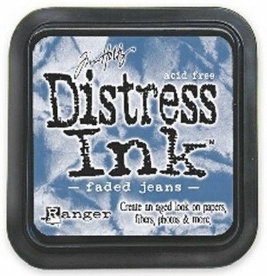 Distress ink Faded jeans
