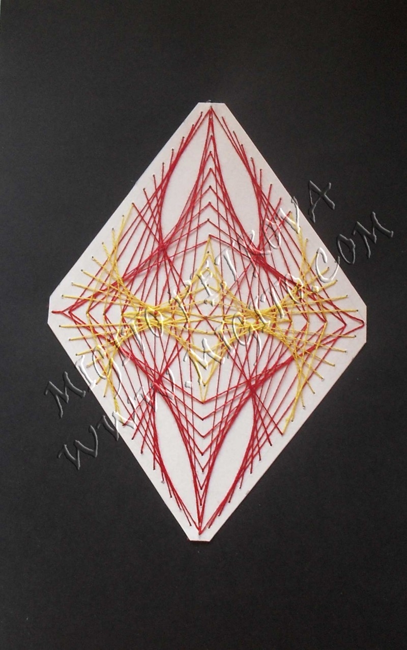 Настроение 3 Ръчно изработена картичка с изонит