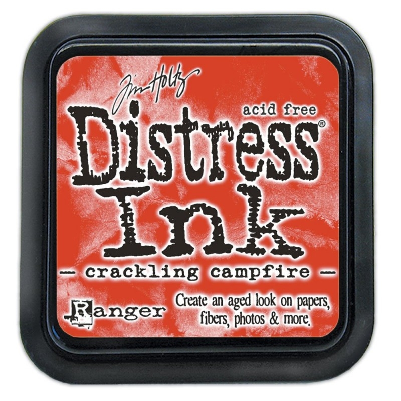 Distress ink pad  Crackling campfire
