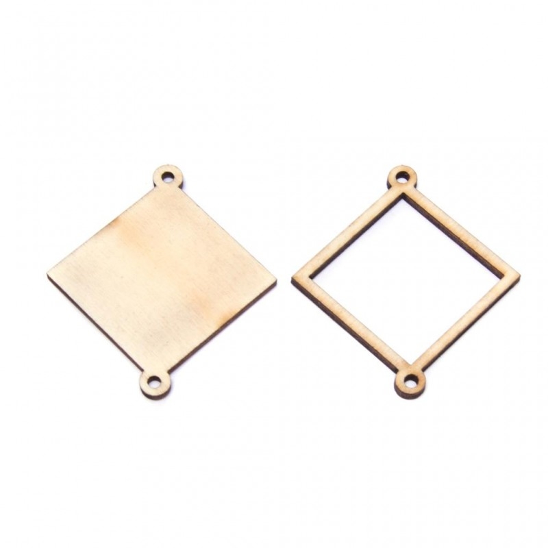 Заготовка за гривна дърво квадрат