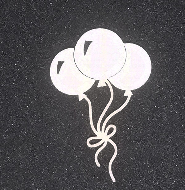Балони лазерно изрязани бирен картон