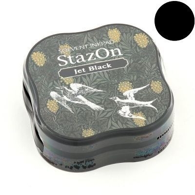 StazOn MIDI Тампон за всякаква твърда или гланцирана повърхност Черно