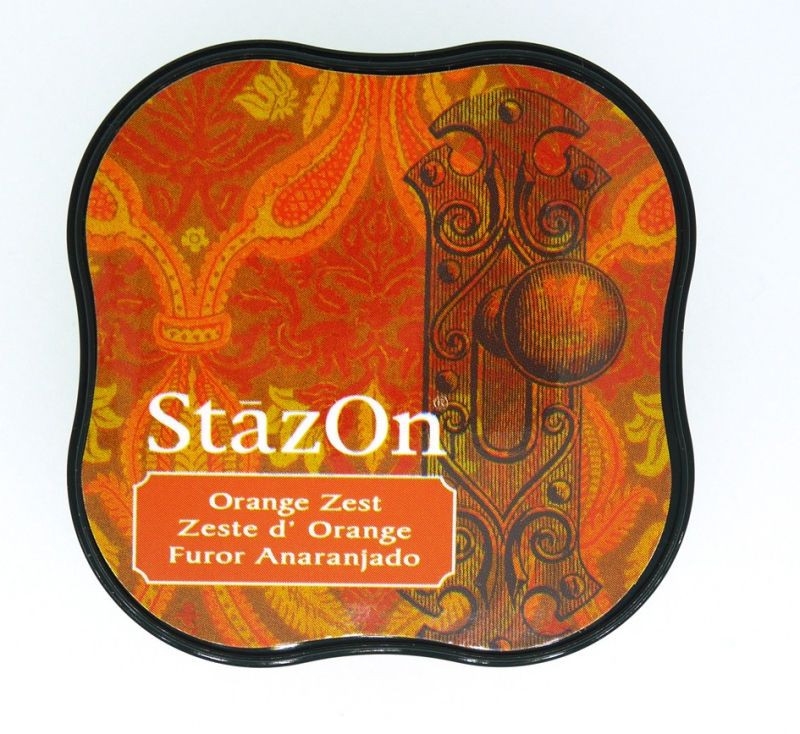 StazOn MIDI Тампон за всякаква твърда или гланцирана повърхност Orange Zest