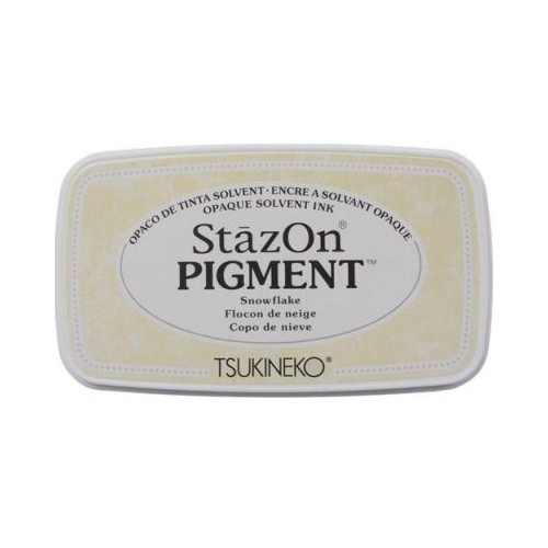 StazOn PIGMENT Тампон за всякаква твърда или гланцирана повърхност  Плътно Бяло