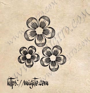 Flower stamps 2