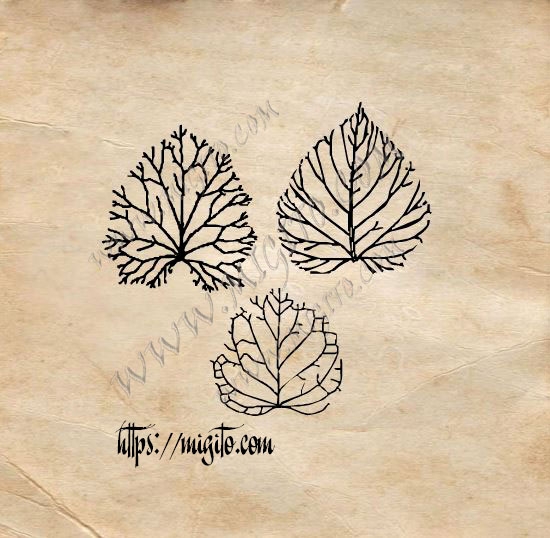 Печат за изработка на цветя листа 2