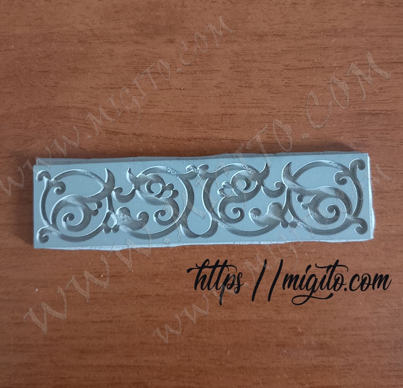 Печат за работа с глина и релефни пасти