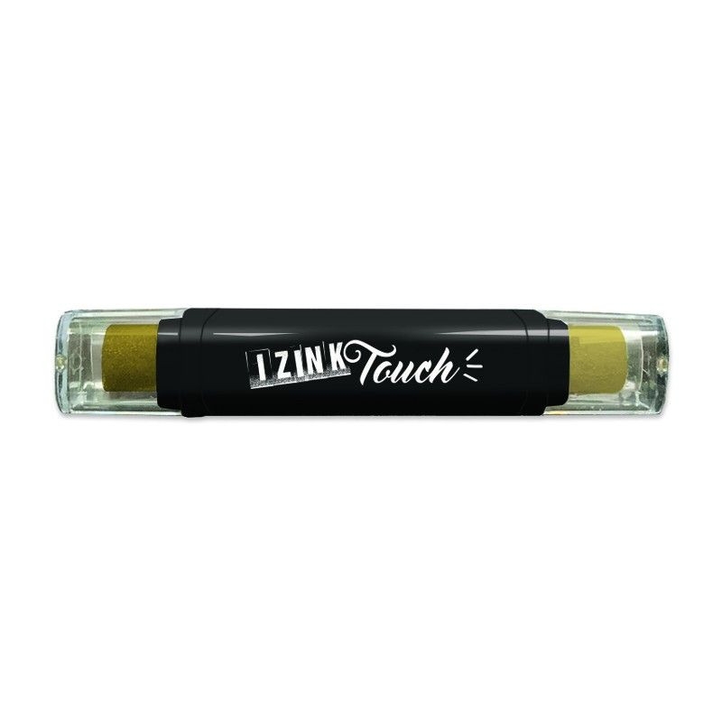 IZINK PIGMENT PAD 2 in 1  Тампон Маркер двуцветен  Злато