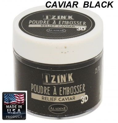  CAVIAR BLACK ALDINE EMBOSSING POWDER- Фина ембосинг пудра 25ml